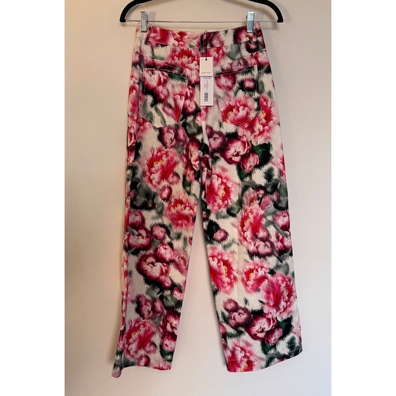Adam Lippes Adam Lippes Alessia Pants in Pink Floral Size 25" / US 0 / IT 36 - 2 Thumbnail