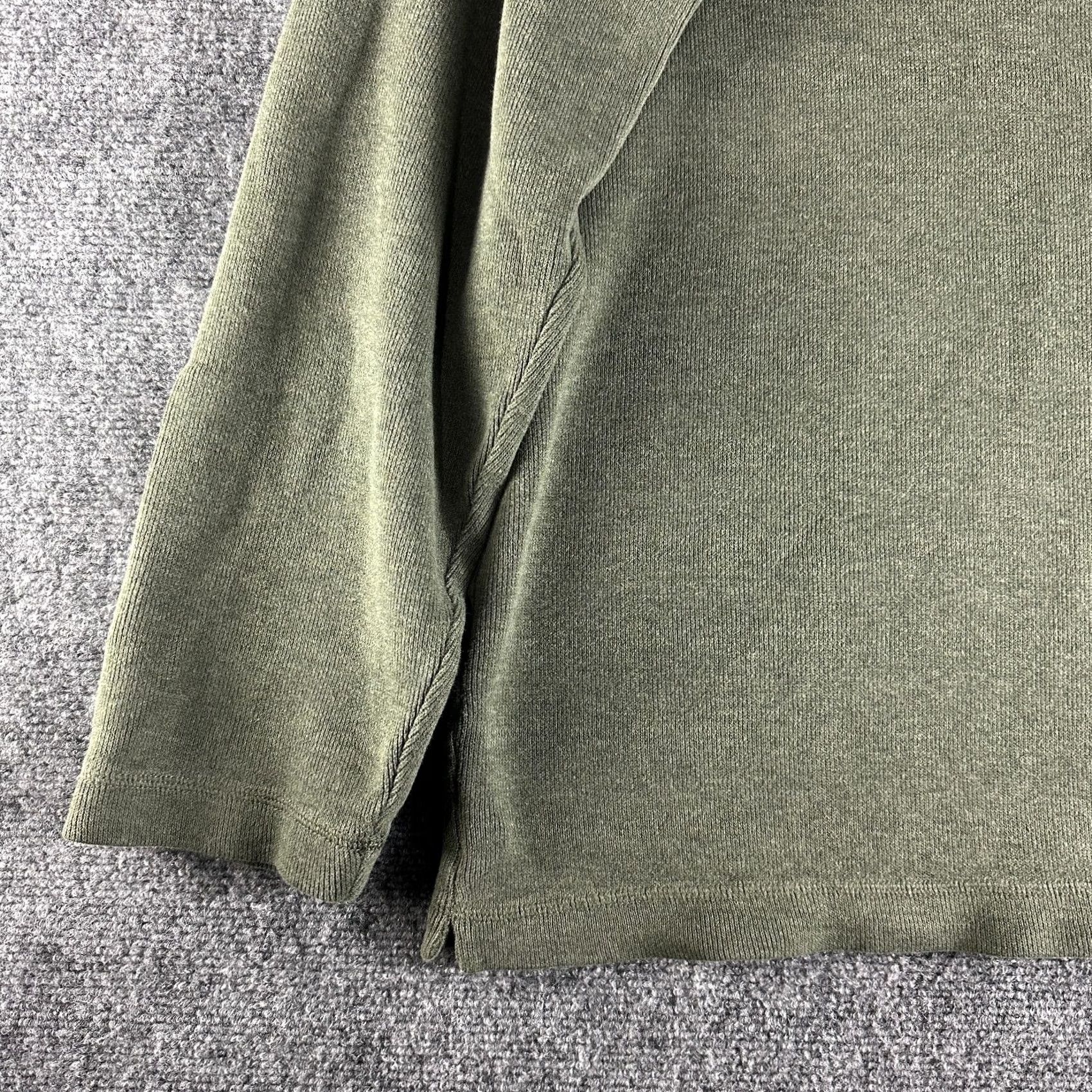 Banana Republic Banana Republic Sweater Mens XL Green Cotton Crew Neck Pullover Split Hem Size US XL / EU 56 / 4 - 2 Thumbnail