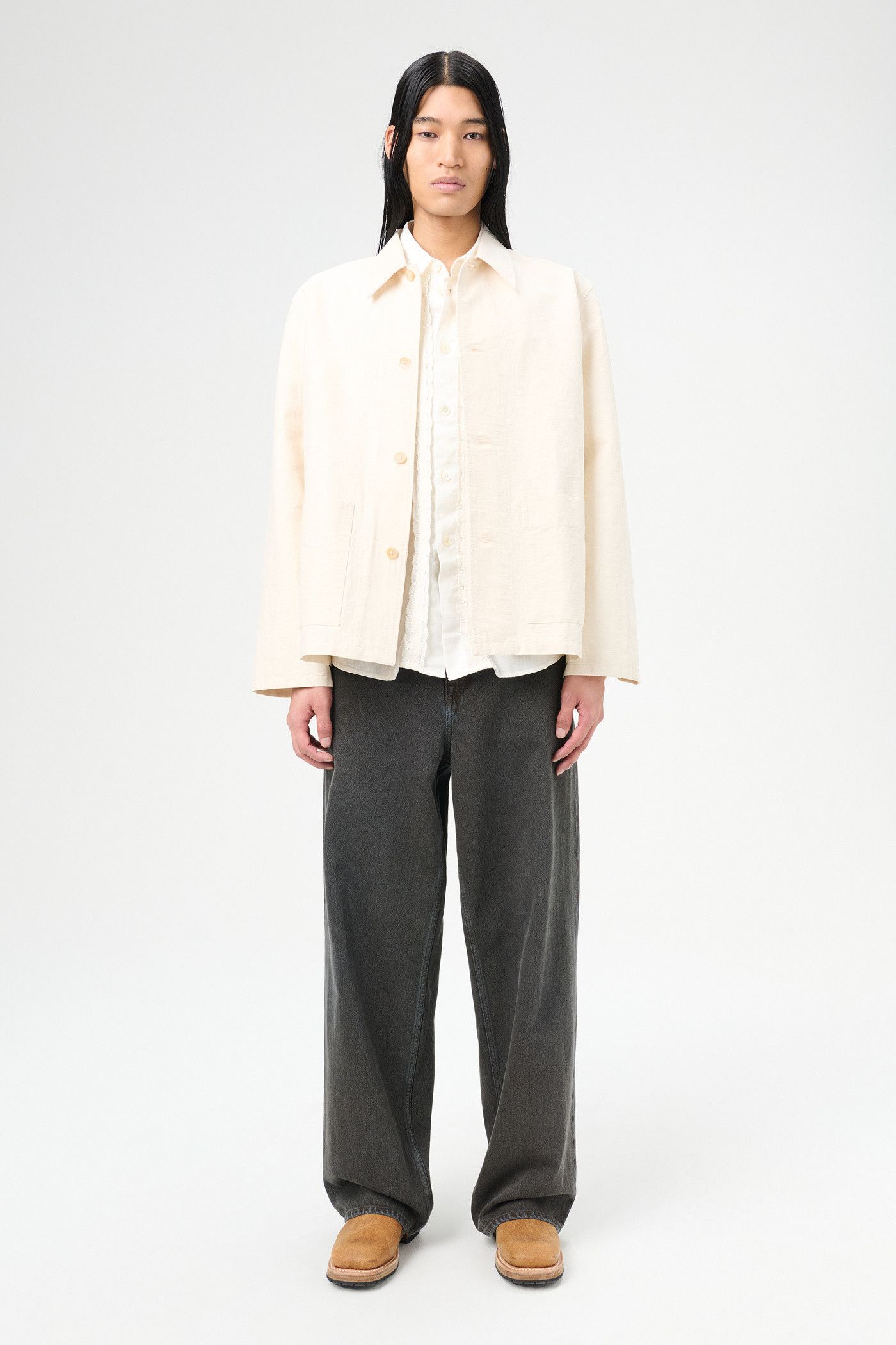 Our Legacy Haven Jacket Natural Rustic Cotton Nylon Size US S / EU 44-46 / 1 - 4 Thumbnail