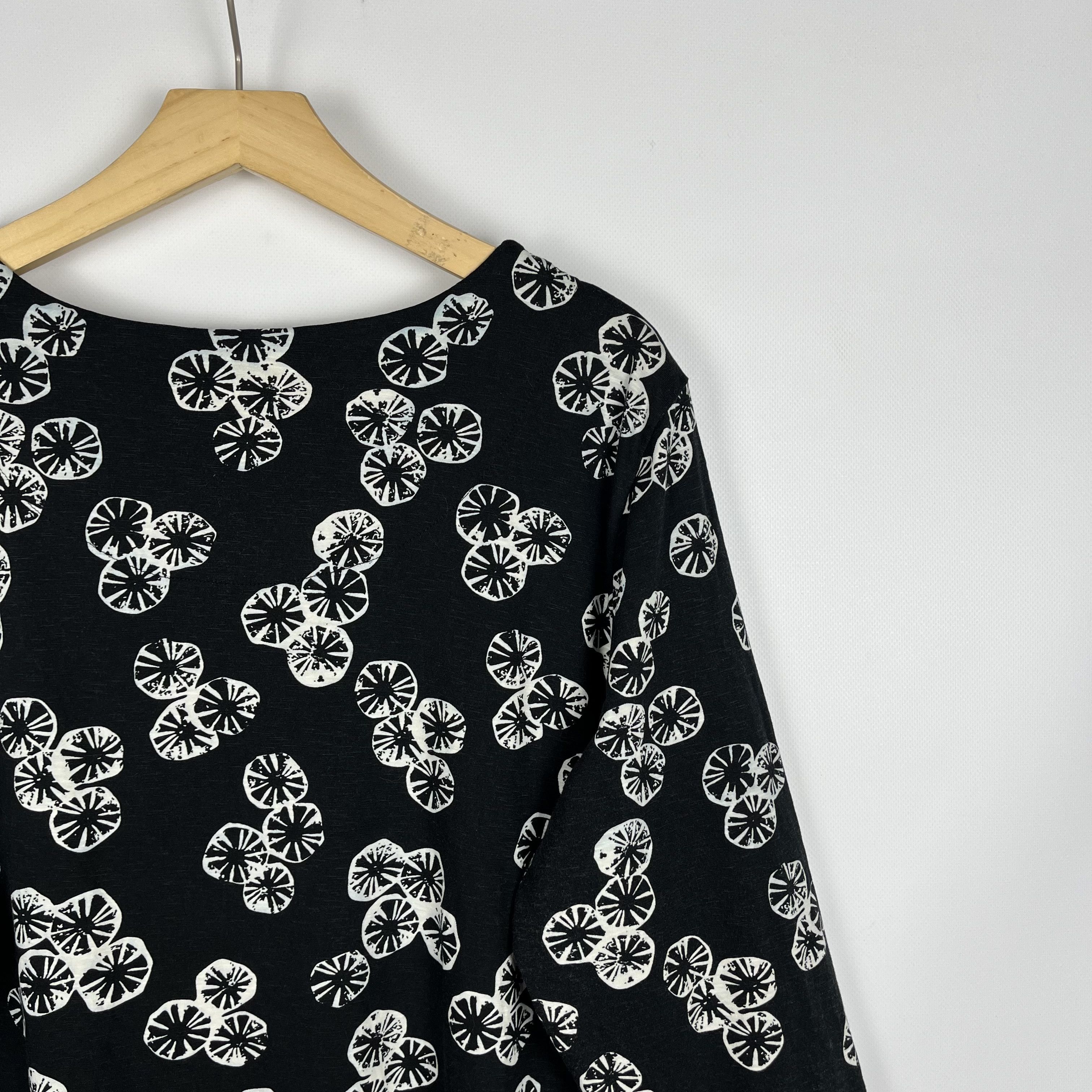 Gudrun Sjoden Ladies Gudrun Sjoden Corallo Pattern 3/4 Sleeve Tunic Blouse Size XL / US 12-14 / IT 48-50 - 16 Thumbnail