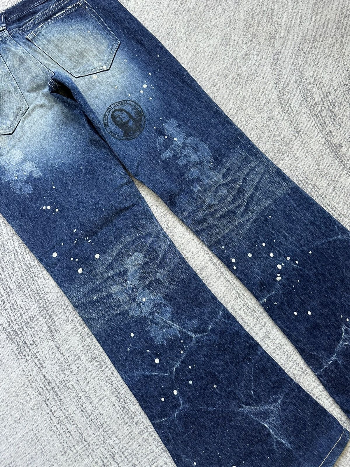 If Six Was Nine × Japanese Brand × Vanquish Vanquish Punk Inspired Flare Jeans Size 32" / US 10 / IT 46 - 8 Thumbnail