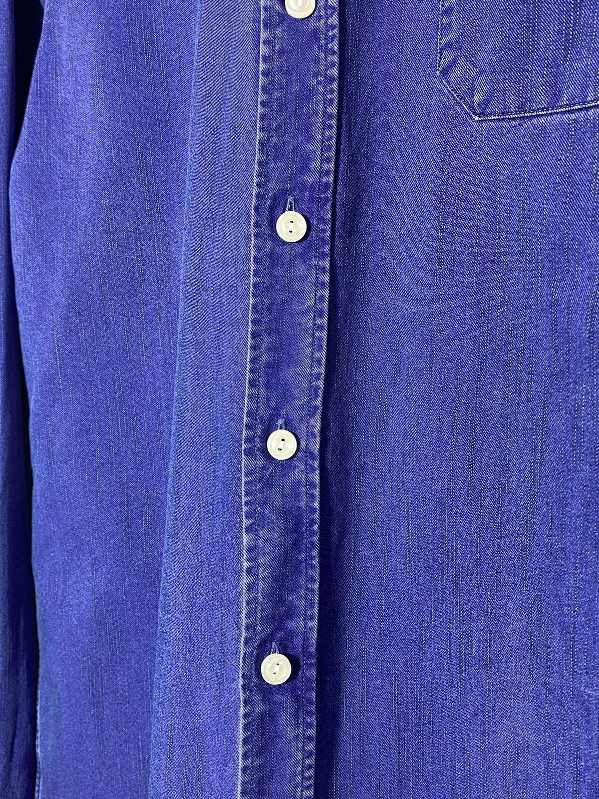 Eton 🔥 ETON DENIM BUTTON DOWN SHIRT SLIM FIT PREPPY STYLE Size US M / EU 48-50 / 2 - 12 Thumbnail