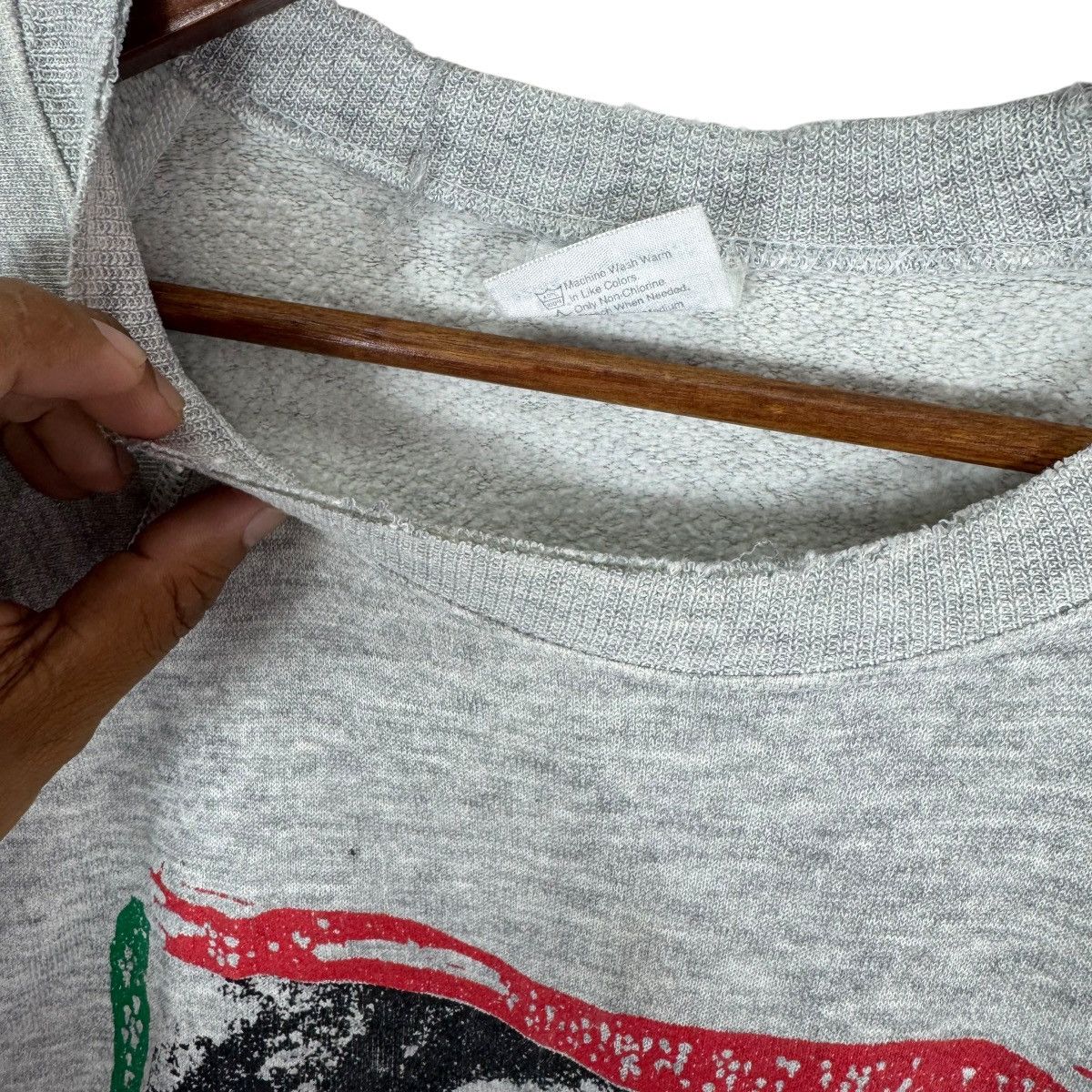 Bob Marley × Vintage VINTAGE 90s BOB MARLEY RASTA REGGAE CREWNECK Size US L / EU 52-54 / 3 - 6 Thumbnail