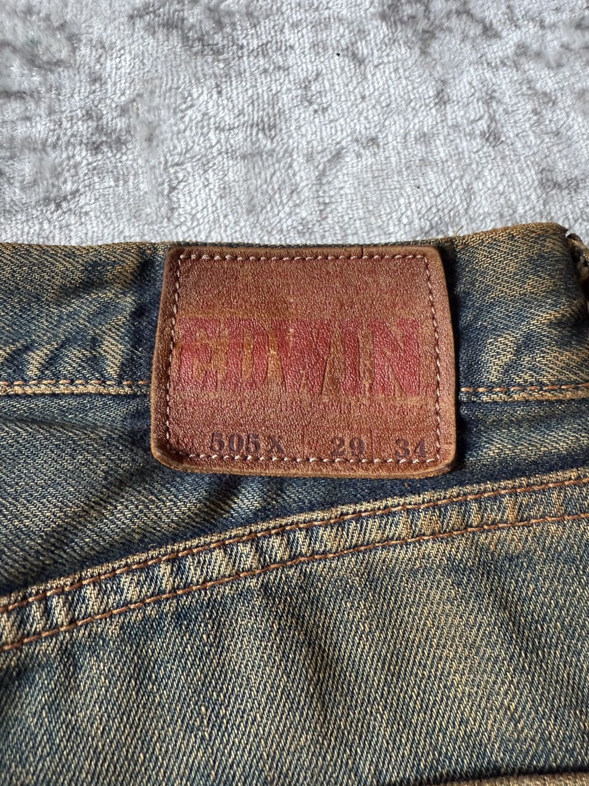 Kapital Edwin 505 OG Type 1 Baggy Loose Mud Wash Jeans Size US 29 - 20 Thumbnail