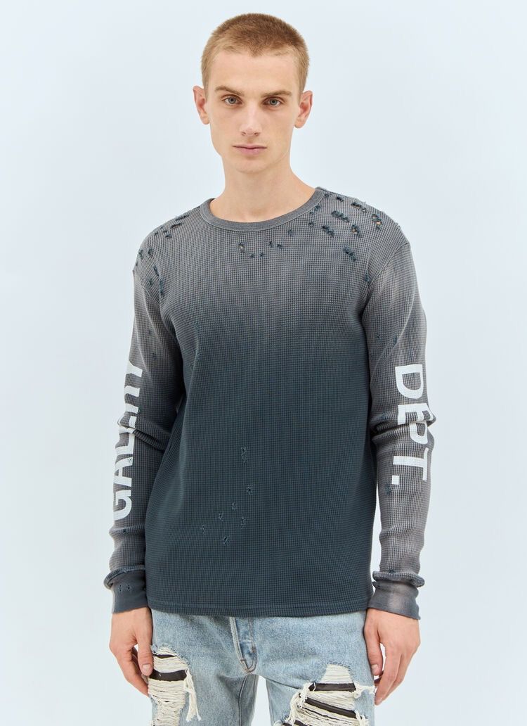 Gallery Dept. Gallery Dept. Urcle Distressed Thermal Long Sleeve Sz Large Size US L / EU 52-54 / 3 - 10 Thumbnail