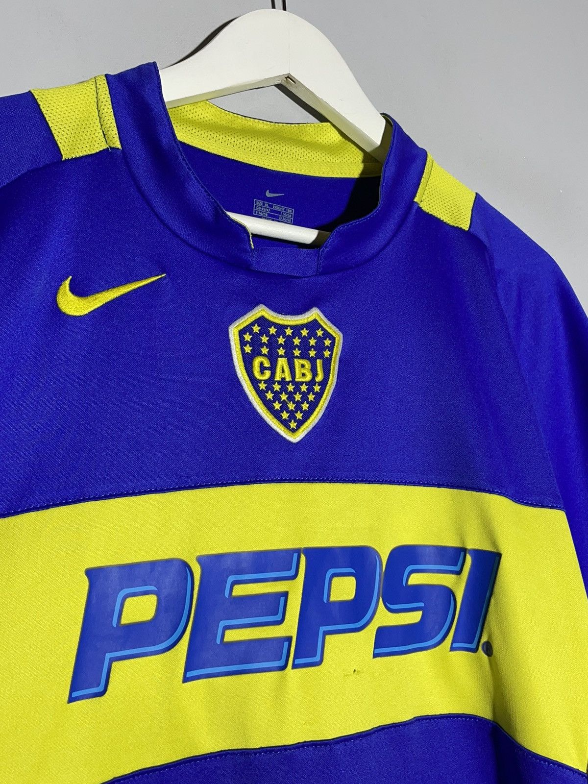 Nike Boca Juniors Nike 2004/05 Y2k Centre Logo Football Shirt Size US XL / EU 56 / 4 - 3 Thumbnail