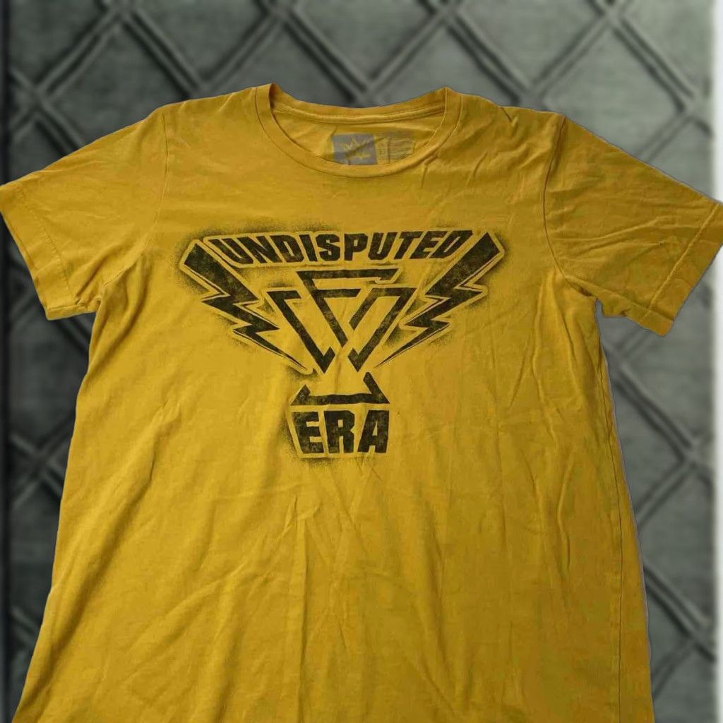 Vintage VINTAGE WWE NXT Undisputed Era Shock The System Yellow T Shirt Medium M Size US M / EU 48-50 / 2 - 1 Thumbnail
