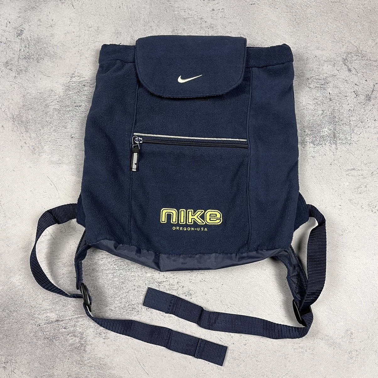 Nike × Vintage Vintage Nike fleece y2k mini backpack bag 90’s Size ONE SIZE - 2 Thumbnail