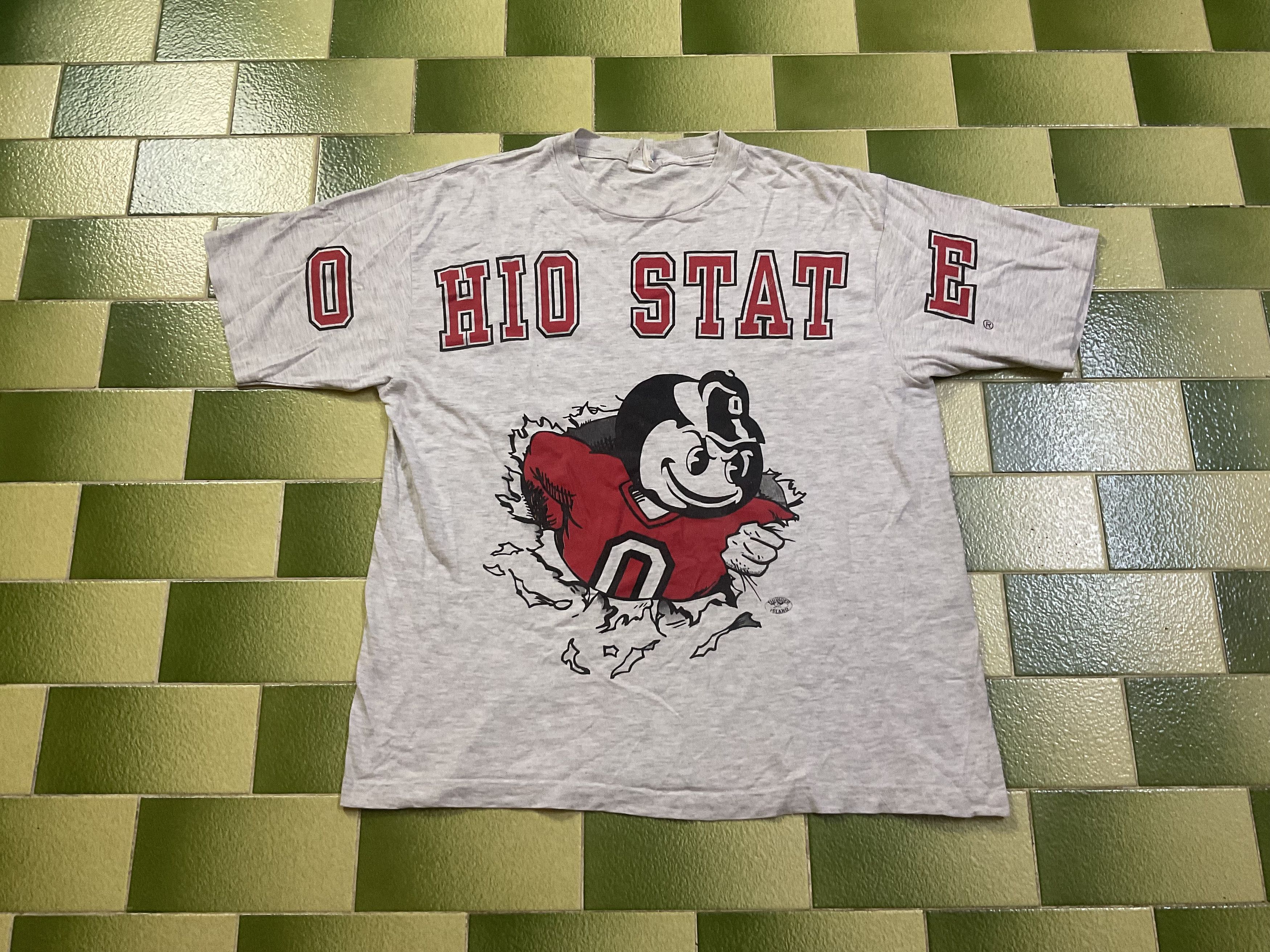 Vintage 90s Ohio State Buckeyes T-Shirt Brutus Fits L-XL