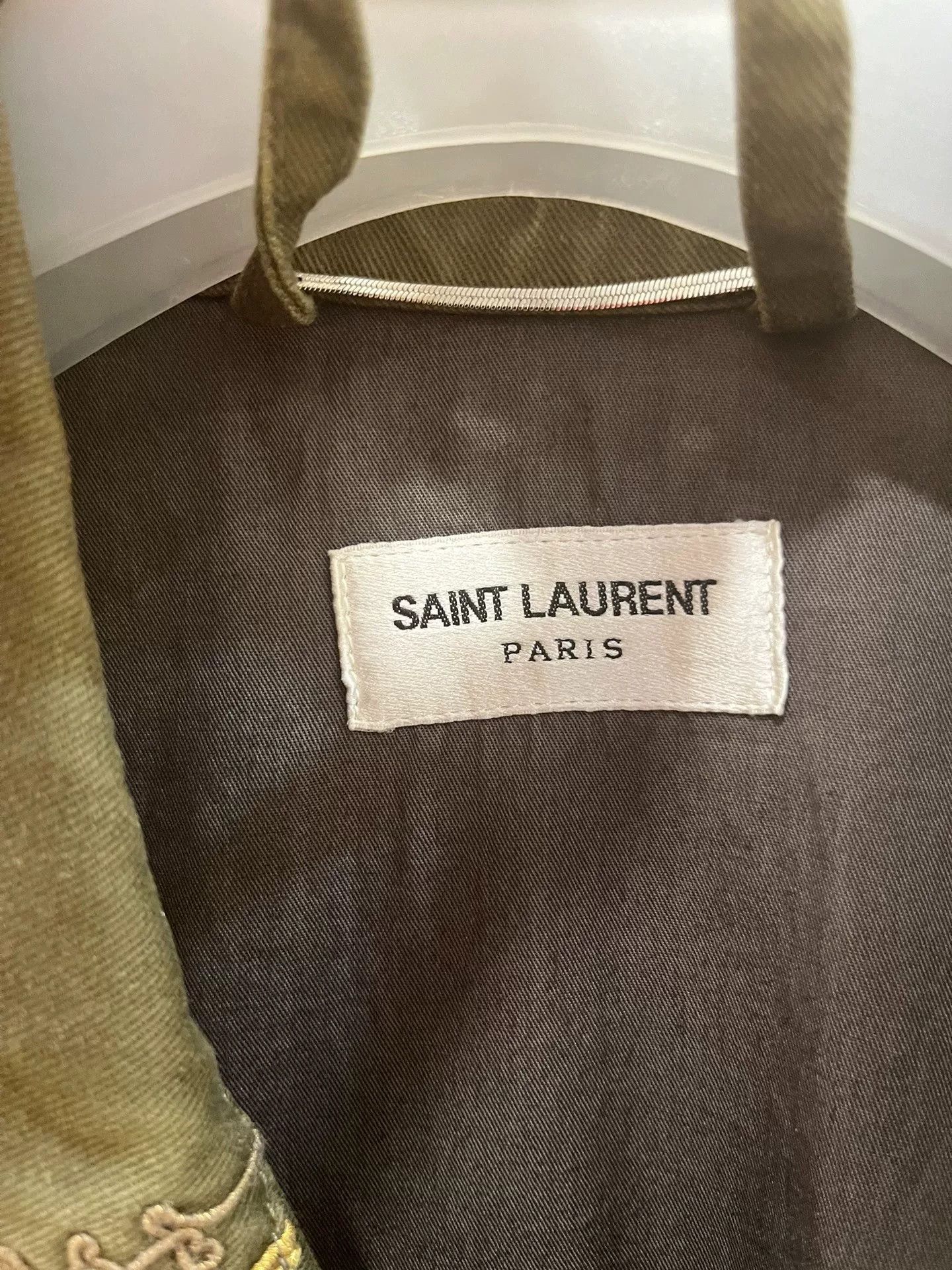 Saint Laurent Paris Saint Laurent SLP Distressed Denim Vest Size US S / EU 44-46 / 1 - 2 Thumbnail