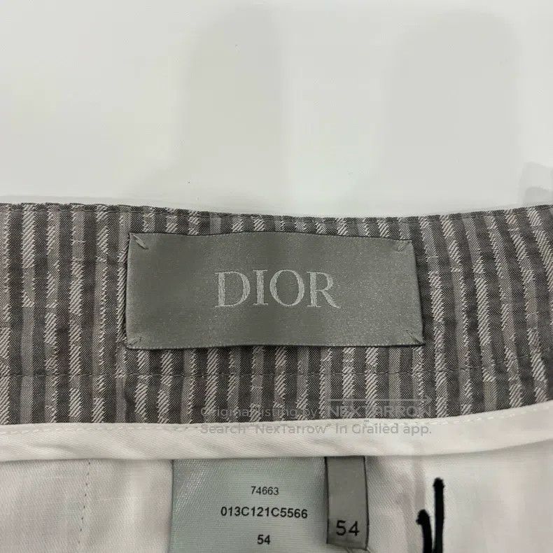 Dior Dior Grey striped casual shorts Size US 38 / EU 54 - 4 Thumbnail