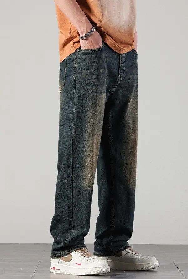 Japanese Brand Rumiko x Shii Vintage washed distressed wide-leg jeans Size US 32 / EU 48 - 2 Thumbnail
