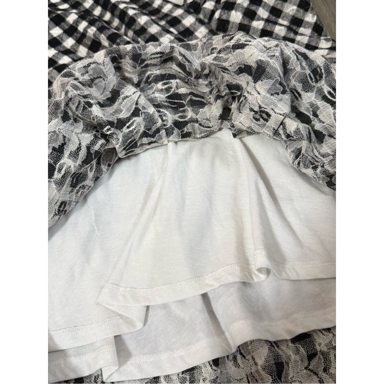 Anthropologie Deletta Anthro Delphine Gingham Top Size Large NWT Size L / US 10 / IT 46 - 4 Thumbnail