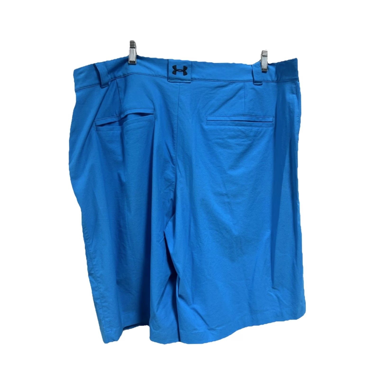 Under Armour Under Armour Mens Golf Shorts Size 40 Blue Stretch Chino Sports 40 in Inseam 10 in Regular Mens Size US 40 / EU 56 - 2 Thumbnail