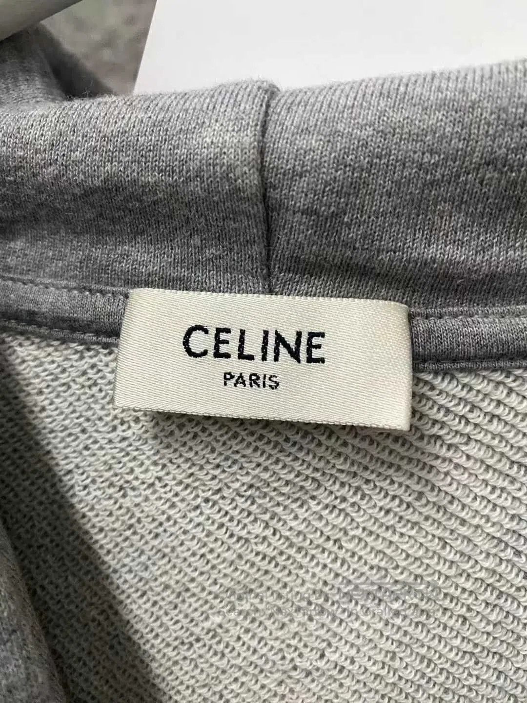 Celine gray celine hoodie with logo. Size US S / EU 44-46 / 1 - 7 Thumbnail