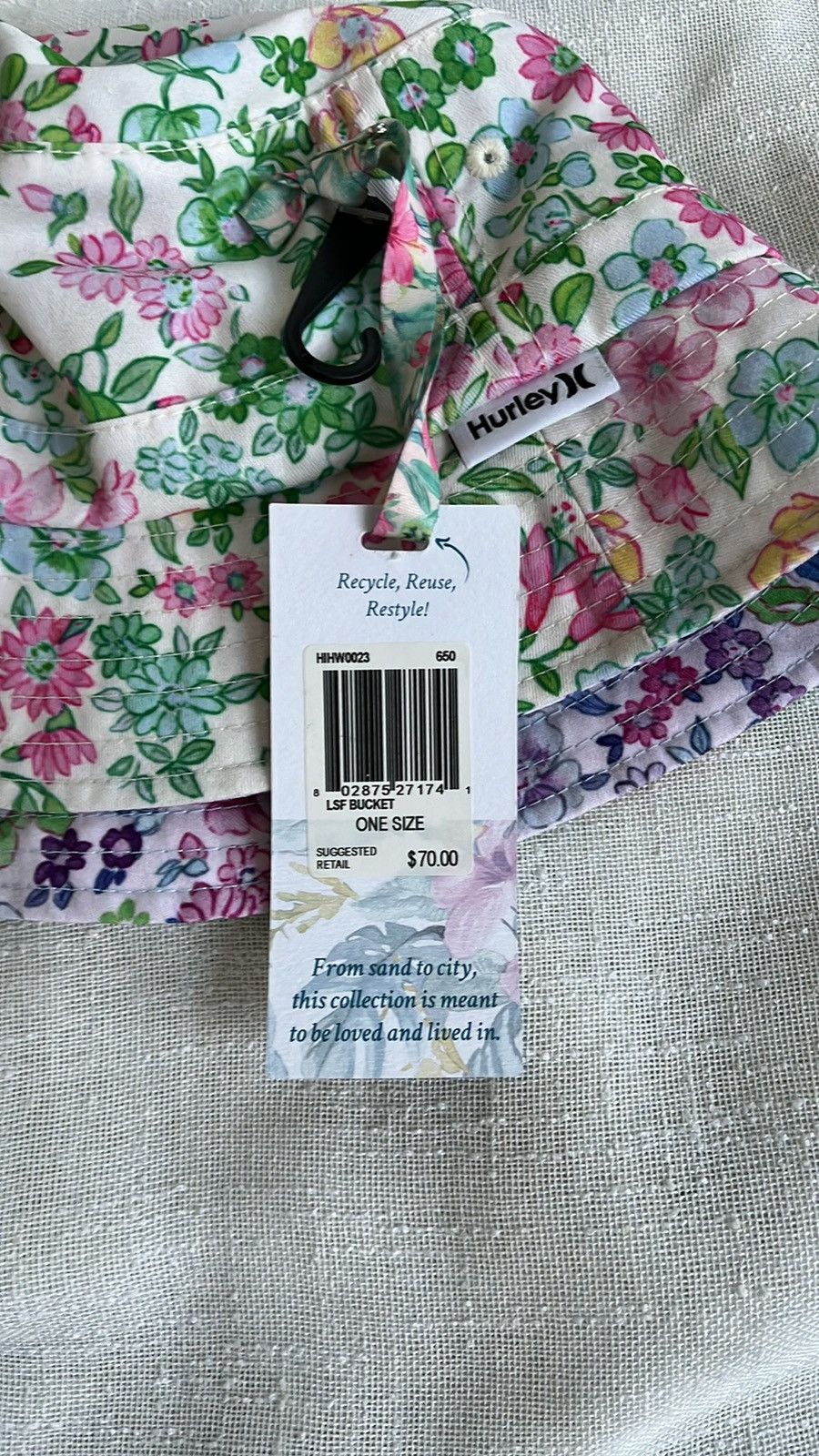 Hurley × LoveShackFancy NWT Loveshackfancy x Hurley bucket hat Size ONE SIZE - 2 Thumbnail