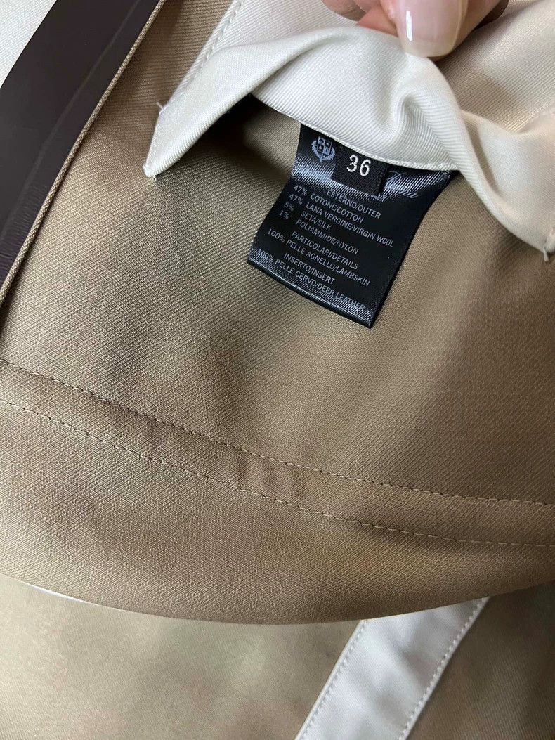 Loro Piana LORO PIANA A woman's trench coat, Size S / US 4 / IT 40 - 7 Thumbnail