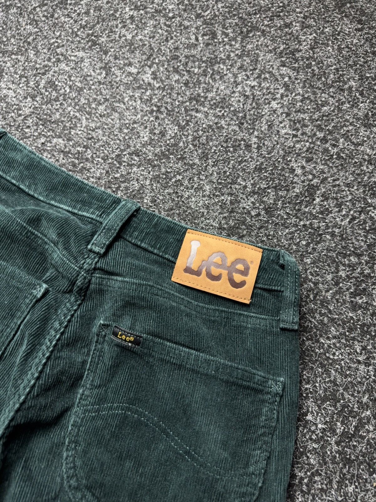 Lee 00s Lee CAROL Corduroy Pants Green Straight Y2K Women W27 Size 27" / US 4 / IT 40 - 14 Thumbnail