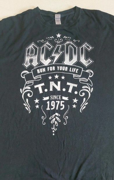 Gildan Tshirt AcDc 4XL Size US XXL / EU 58 / 5 - 1 Thumbnail
