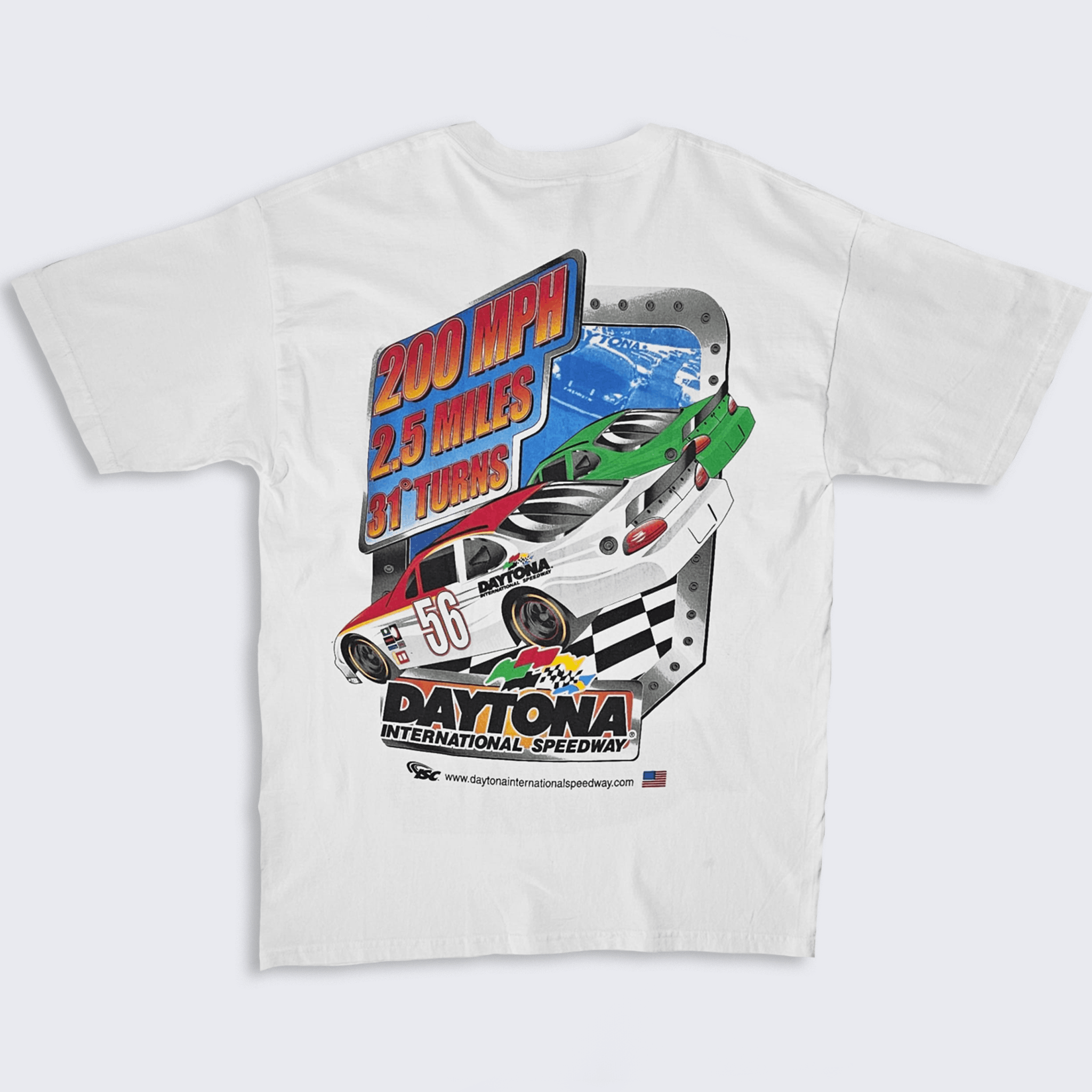 Vintage NASCAR Vintage Daytona 500 Racing T-Shirt Size US L / EU 52-54 / 3 - 2 Thumbnail
