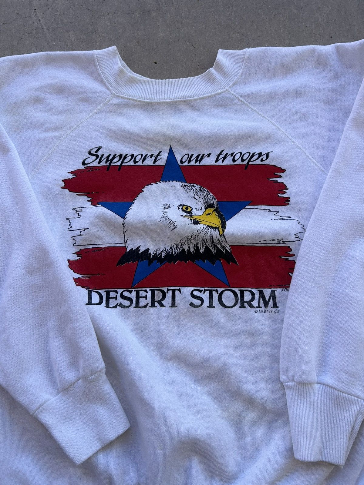 Vintage Vintage Desert Storm Sweatshirt Size US M / EU 48-50 / 2 - 1 Thumbnail