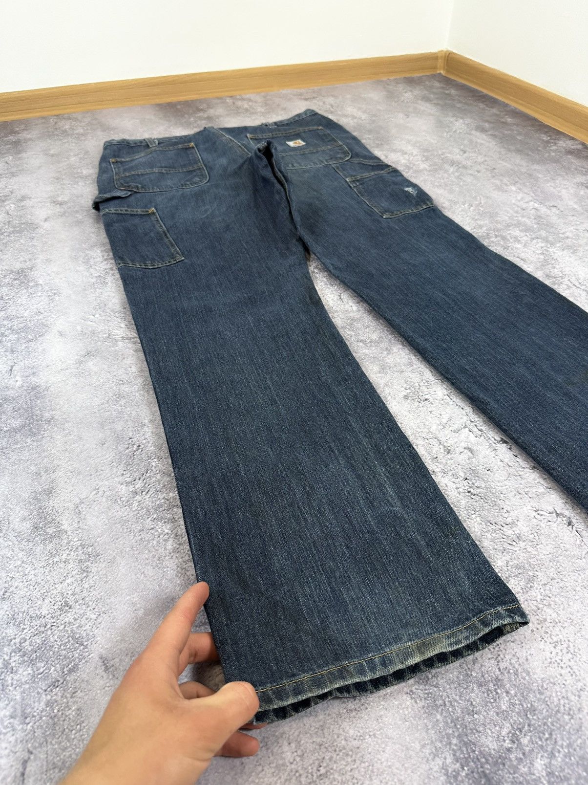 Carhartt Vintage Carhartt Denim Carpenter Cargo Hype USA Work Pants Size US 36 / EU 52 - 3 Thumbnail