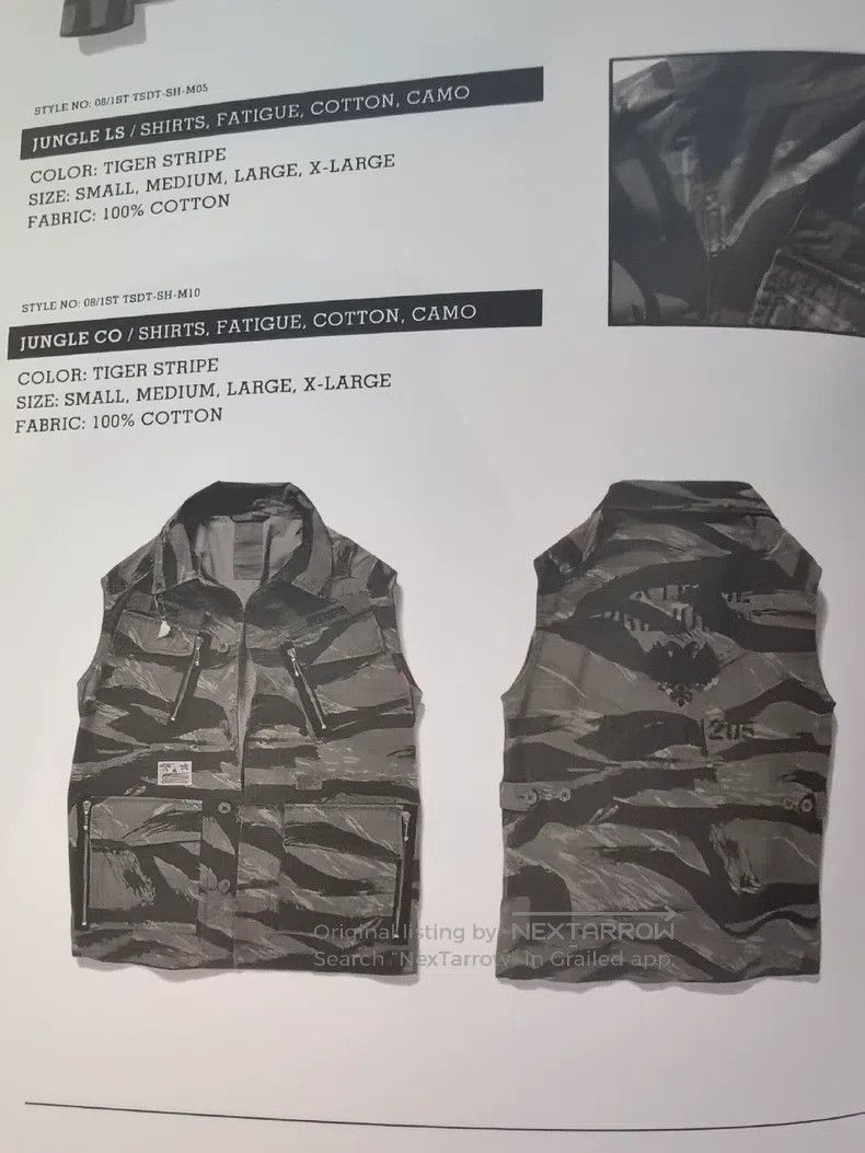 Wtaps Wtaps Tiger Camouflage Four-Pocket Vest Size US S / EU 44-46 / 1 - 8 Thumbnail