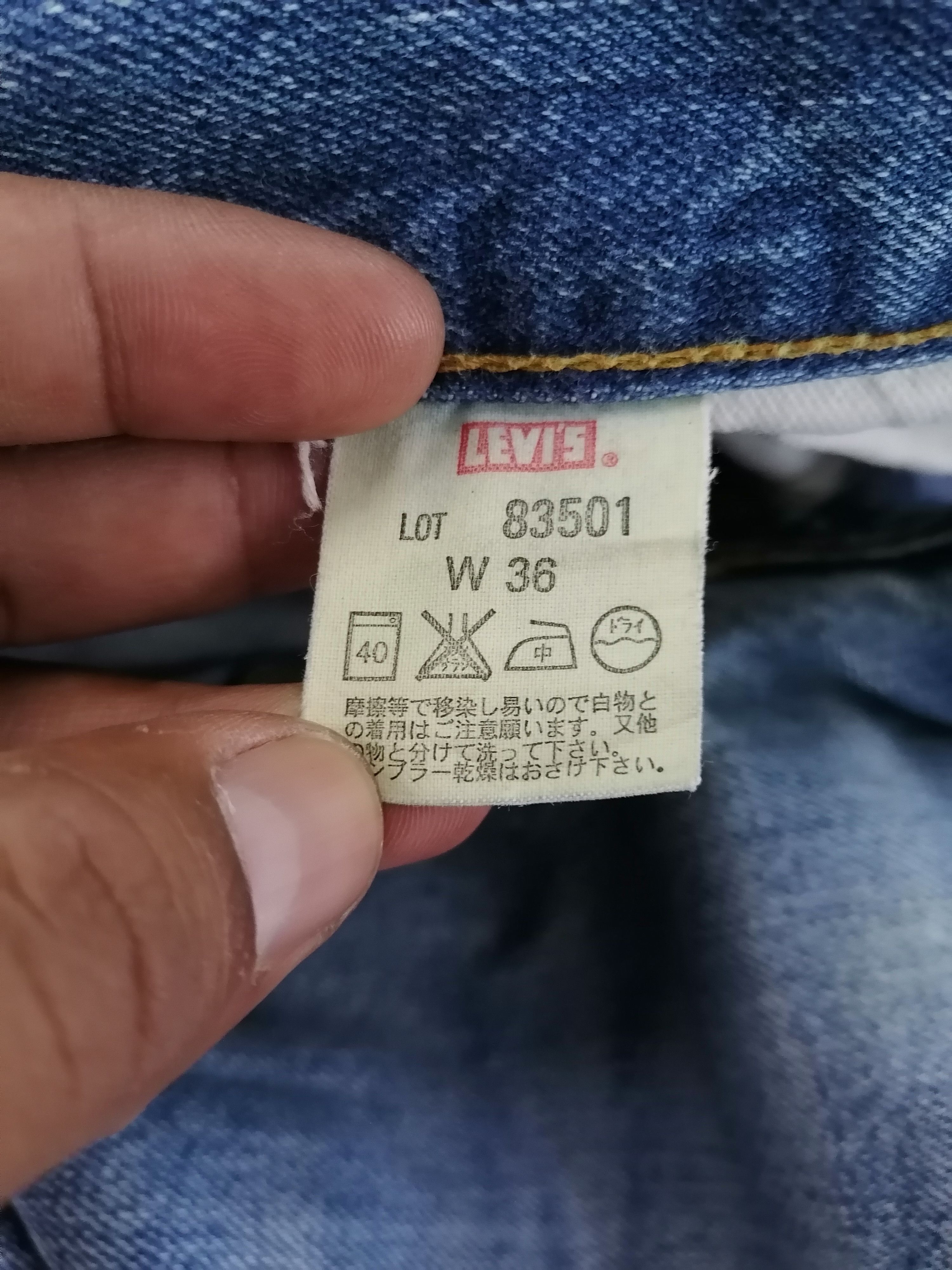 Levi's Vintage Clothing × Vintage Vintage Levi's 501 Top Button J09 Distressed Denim Pants Size US 34 / EU 50 - 7 Thumbnail