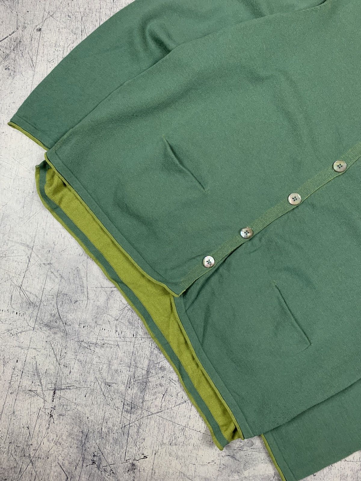 Gudrun Sjoden Gudrun Sjoden Knit Cardigan Button Up Green Size XXL Baggy Size XXL / US 16-18 / IT 52-54 - 3 Thumbnail