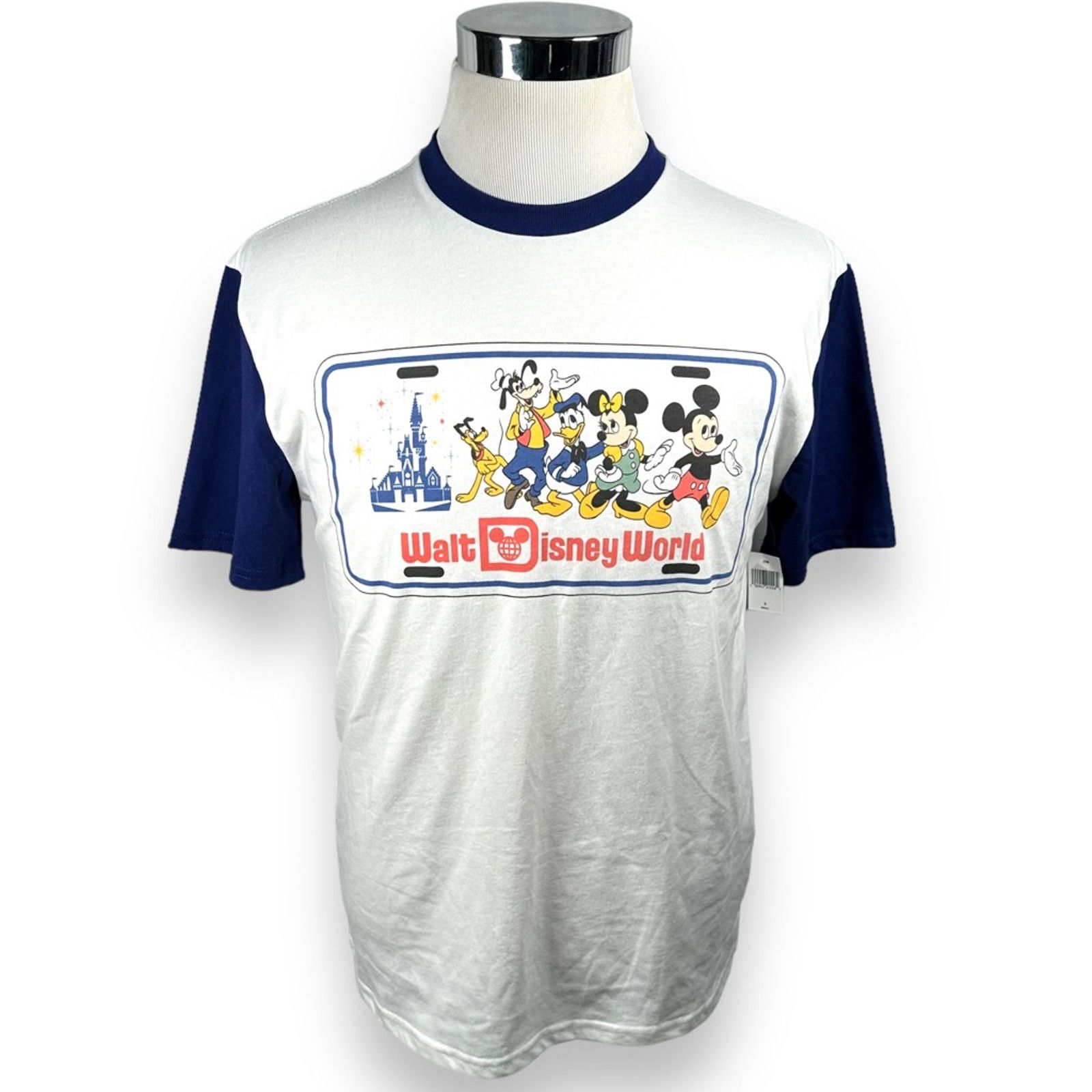 Disney Disney World 50 Vault License Plate T-Shirt White S New Size US S / EU 44-46 / 1 - 1 Thumbnail