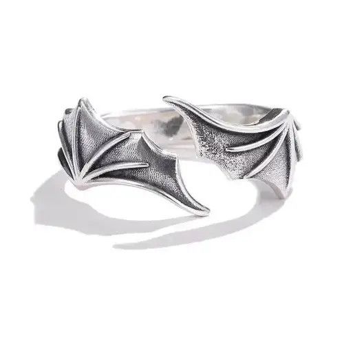 Japanese Brand × Vintage Vintage hip hop style couples rings with wings Size ONE SIZE - 4 Thumbnail