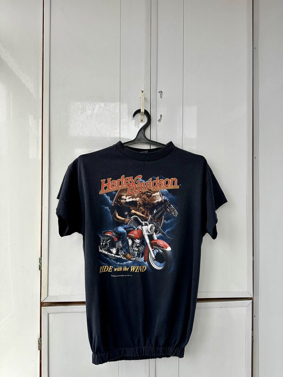 Harley Davidson 3D Emblem 1991 Vintage Harley Davidson T-shirt Size US L / EU 52-54 / 3 - 1 Thumbnail