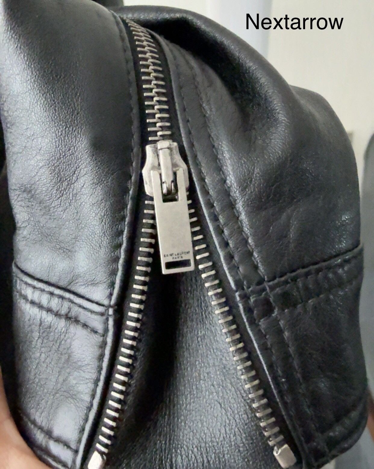 Saint Laurent Paris Saint Laurent Paris fashion show lambskin leather jacket Size US S / EU 44-46 / 1 - 2 Thumbnail