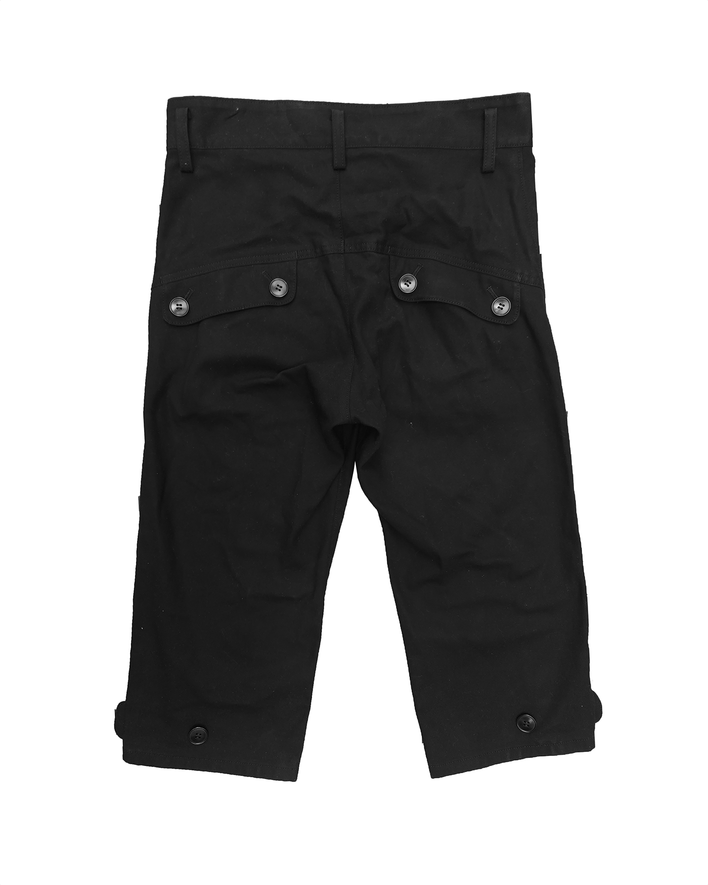 Yohji Yamamoto Y's by Yohji Yamamoto Cropped Trousers Size 30" / US 8 / IT 44 - 2 Thumbnail