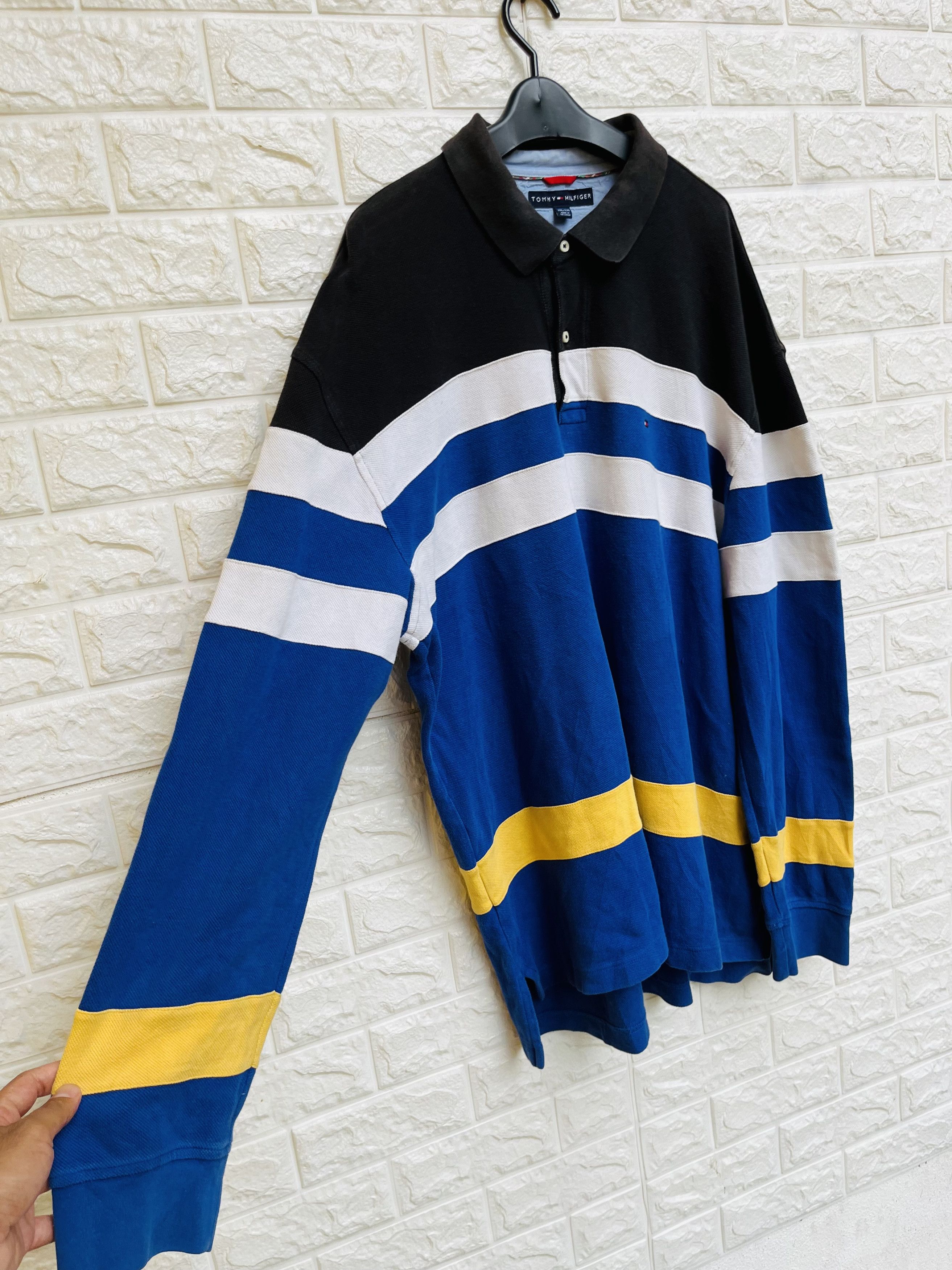 Japanese Brand Vintage Tommy Hilfiger Multicolour Designer Fashion Style Size US XXL / EU 58 / 5 - 4 Thumbnail