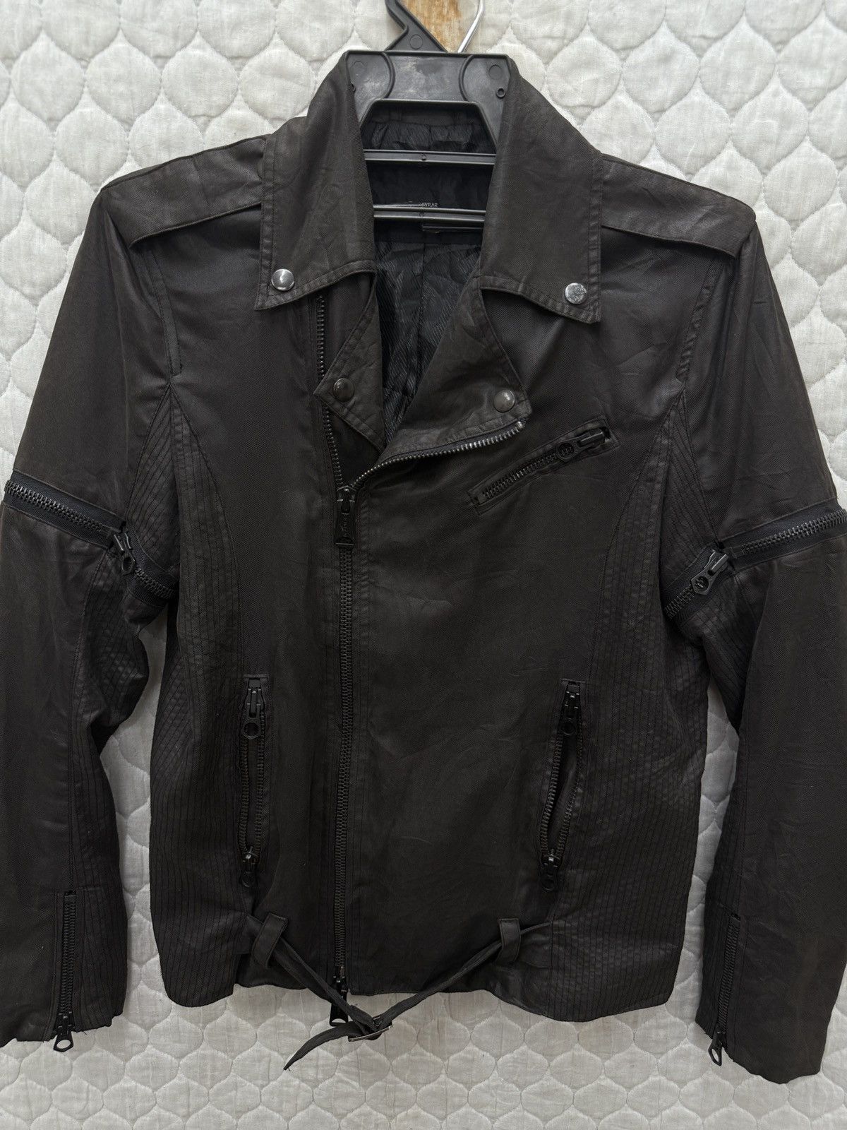 Japanese Brand 🔥🔥🔥ARCHIVE SLOW WEAR JAPAN BIKER JACKET Size US S / EU 44-46 / 1 - 14 Thumbnail