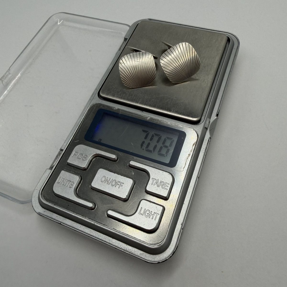 Vintage Vintage German 835 Silver Cufflinks Modernist Fan Design Size ONE SIZE - 8 Thumbnail