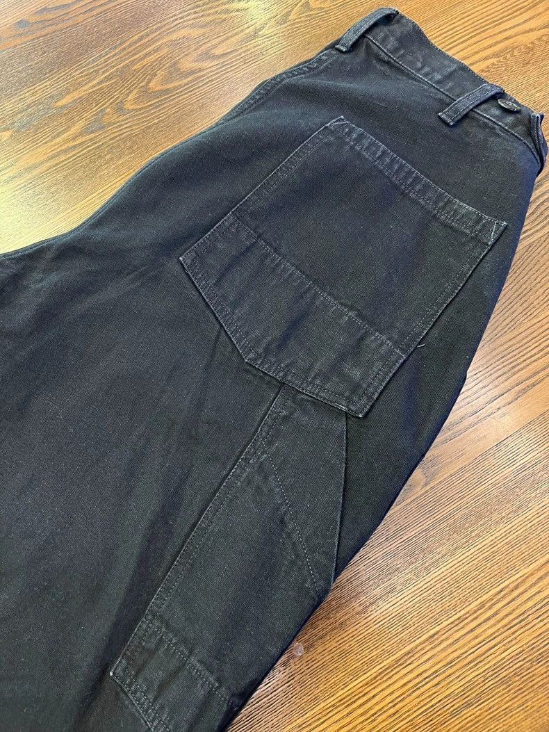 Freewheelers Freewheelers Workwear trousers, black, washed and old Size US 34 / EU 50 - 2 Thumbnail