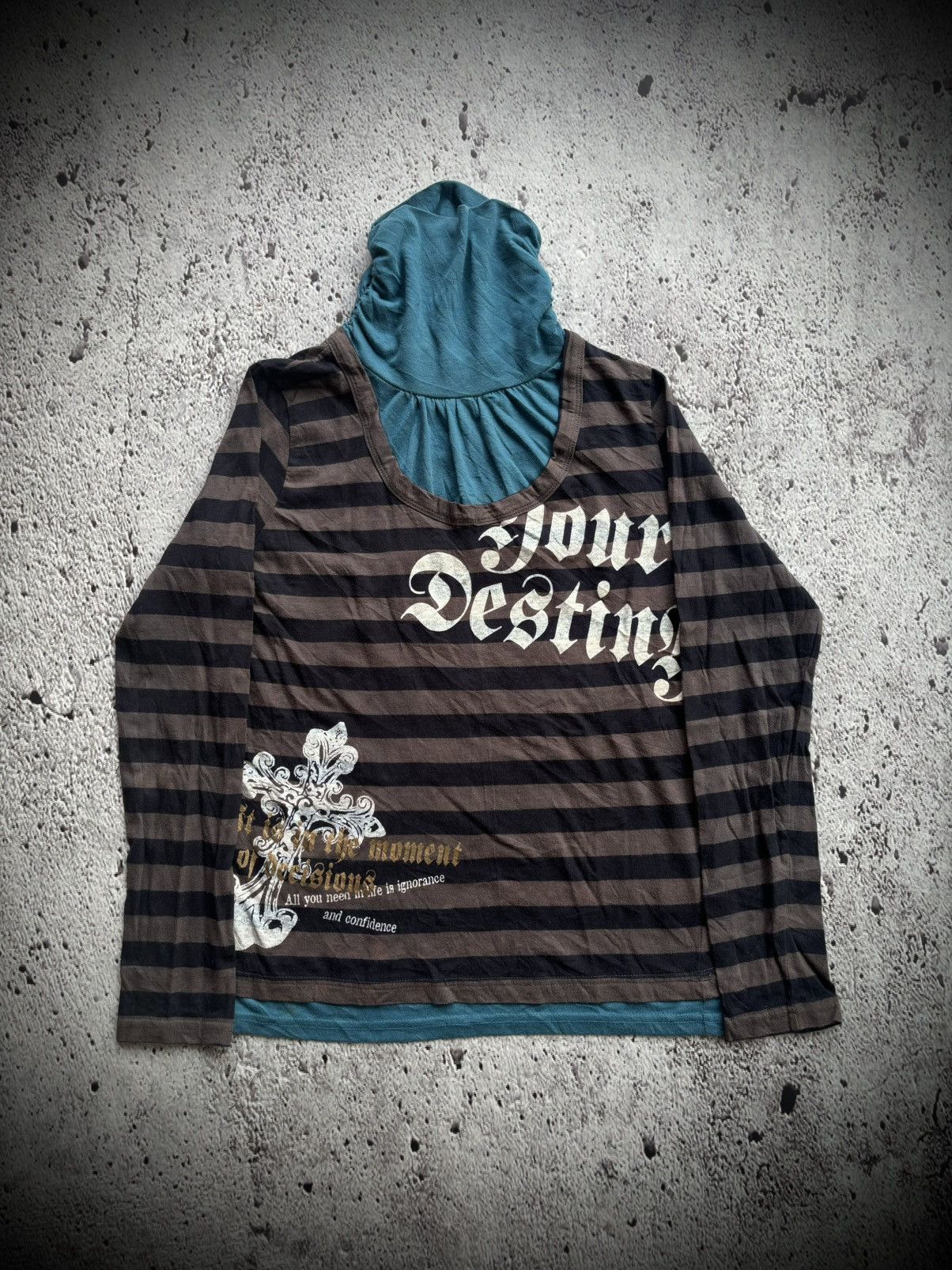 Hysteric Glamour Y2k Strange heaven stripe Punk style hoodie Size M / US 6-8 / IT 42-44 - 1 Thumbnail