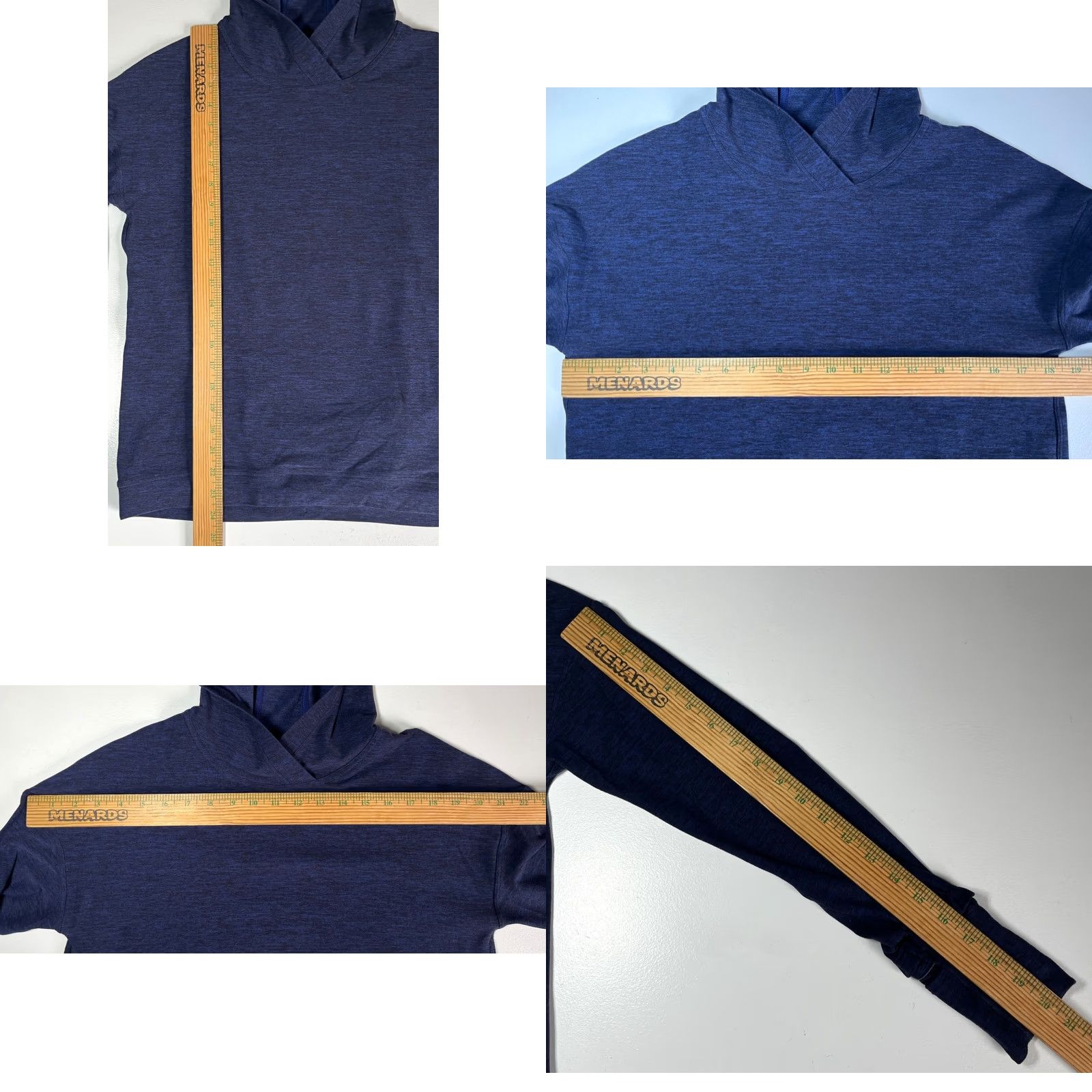 Lululemon Lululemon Women's Extra Mile Hoodie Heathered Hero Blue M Shirt Womens Size M / US 6-8 / IT 42-44 - 9 Thumbnail