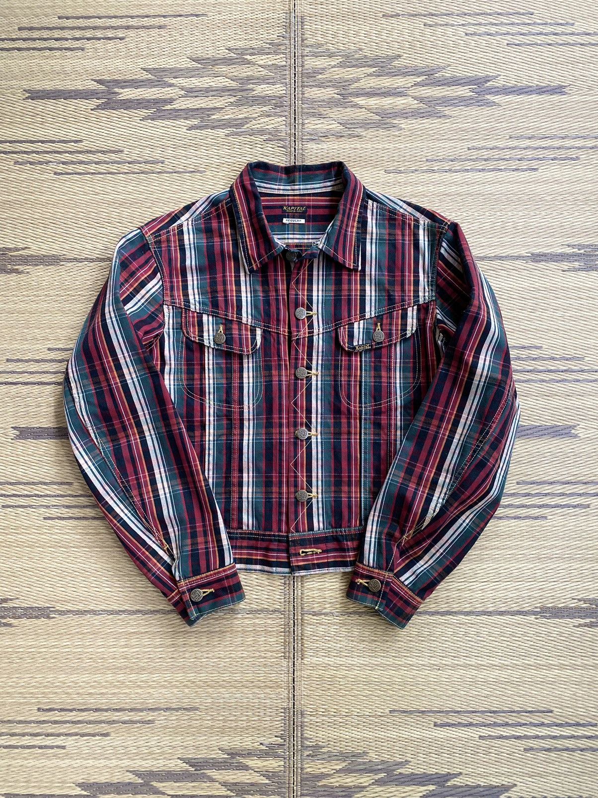 Kapital × Kapital Kountry ⛔️LAST PRICE ⛔️Kapital Kountry Plaid Check Type 3 JKT (Rare) Size US M / EU 48-50 / 2 - 1 Thumbnail
