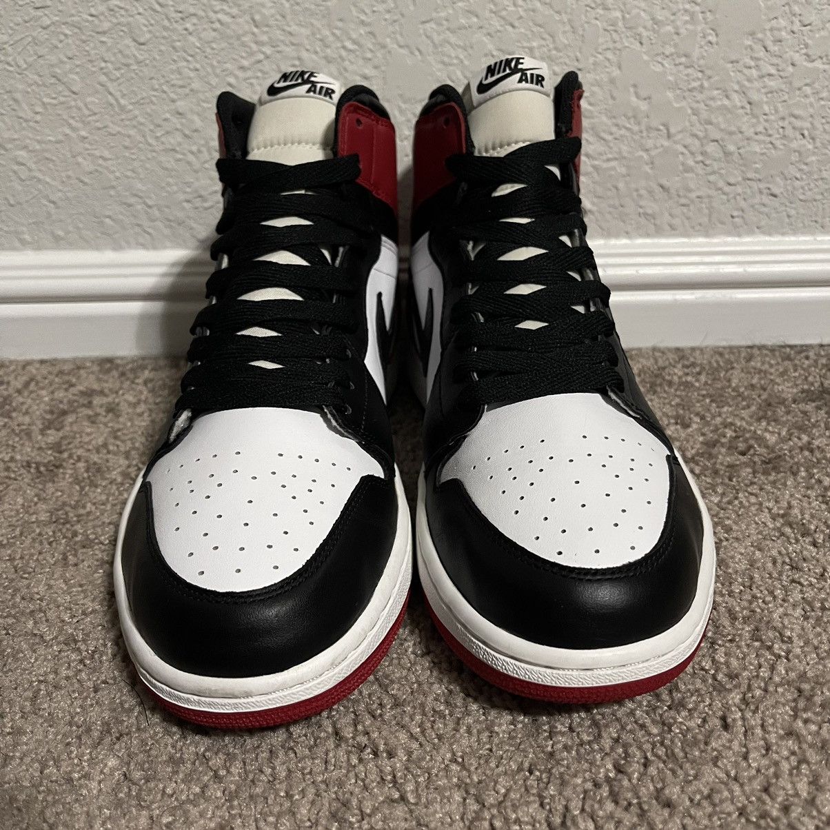 Jordan Brand Black Toe 1 Size US 12 / EU 45 - 4 Thumbnail