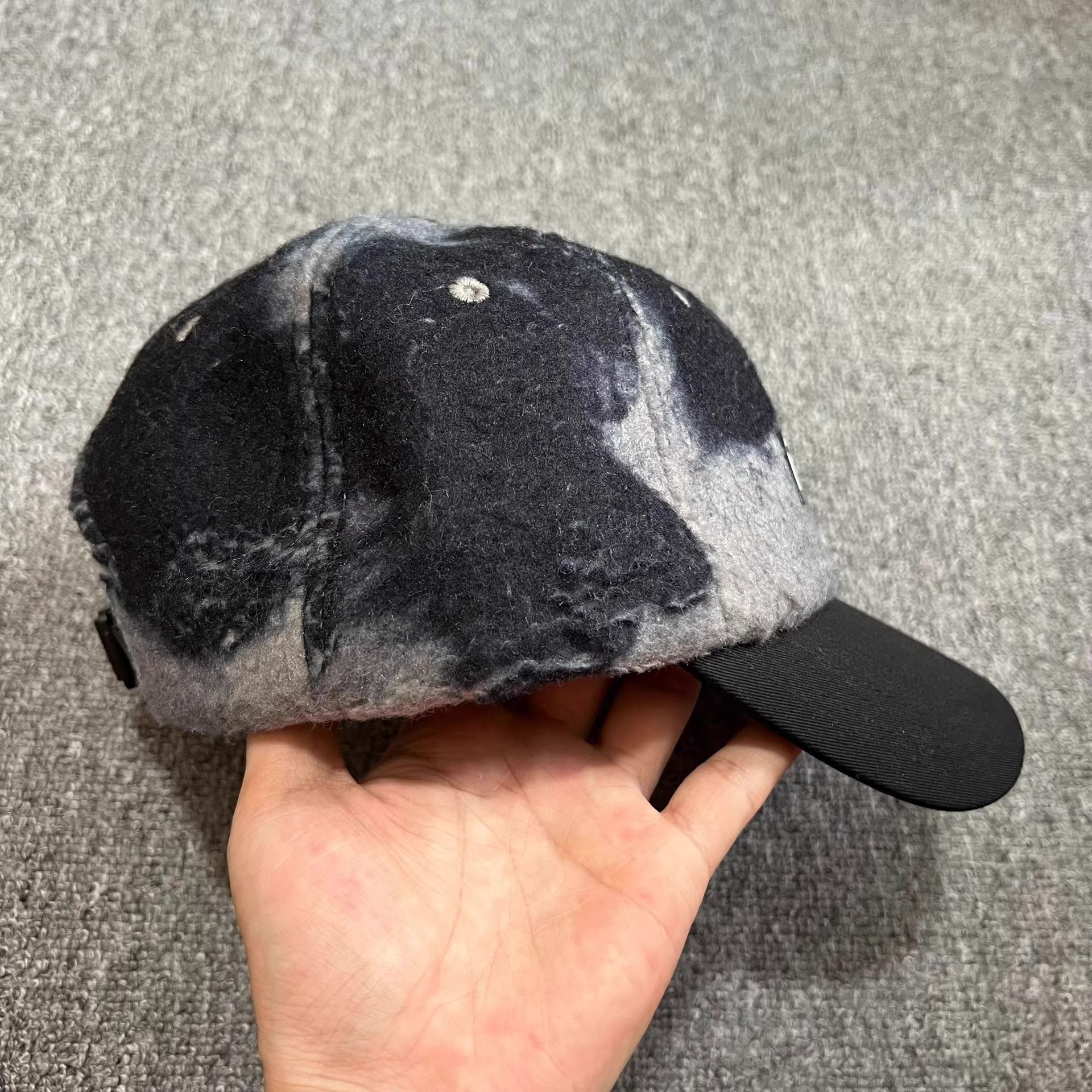Fucking Awesome Fucking Awesome Wool Blend Curved Brim Baseball Cap Q7 Size ONE SIZE - 6 Thumbnail