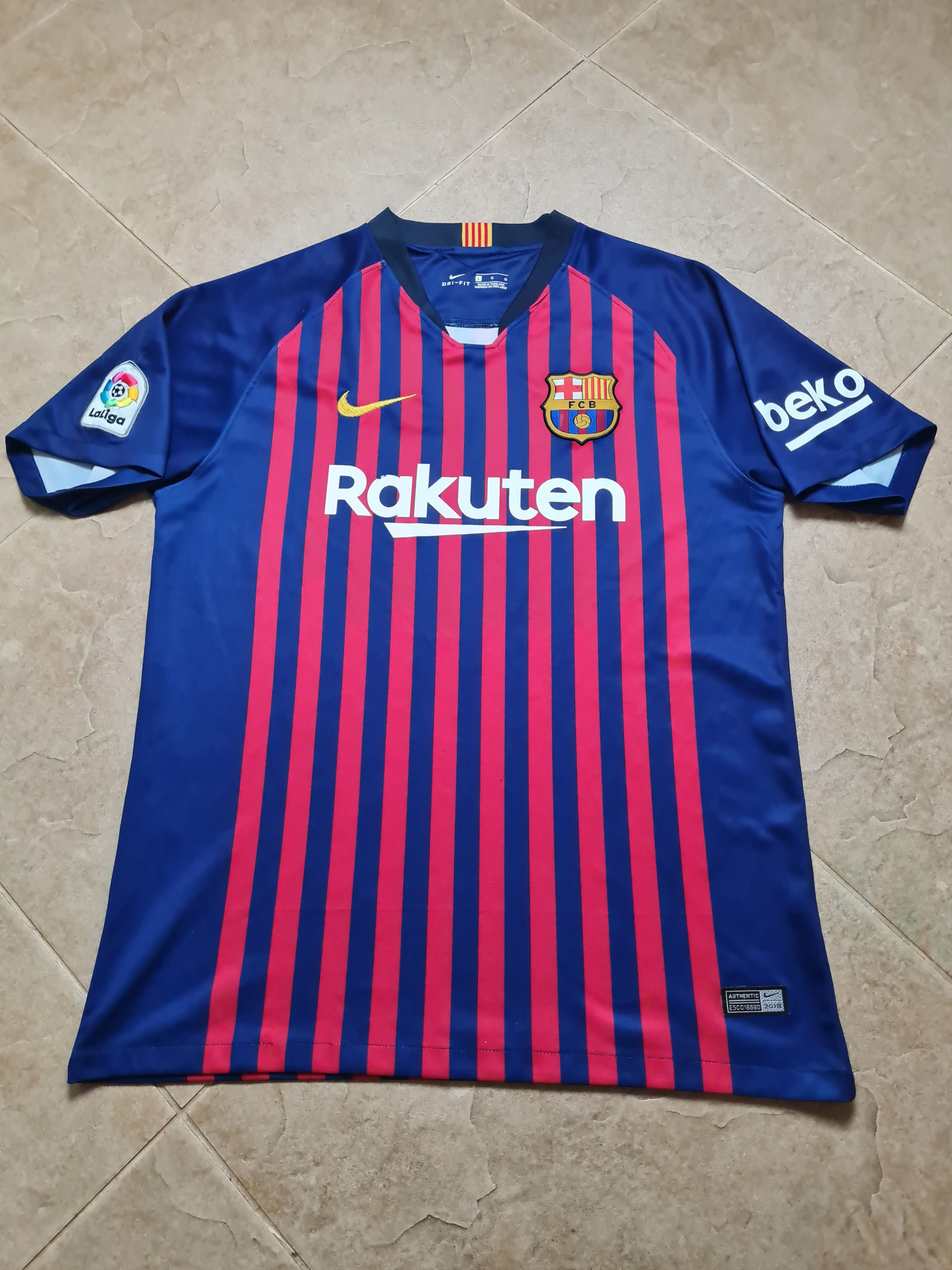 Nike Soccer Nike 2018 FCB Barcelona Football Soccer Rakuten Size US L / EU 52-54 / 3 - 2 Thumbnail