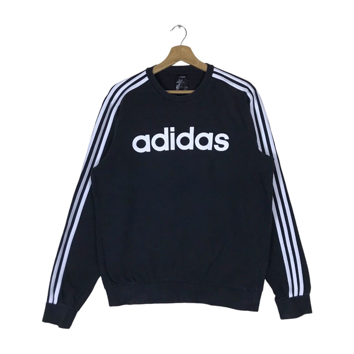 Adidas Adidas Spell Out Pullover Jumper Sweatshirt Size US M / EU 48-50 / 2 - 1 Thumbnail