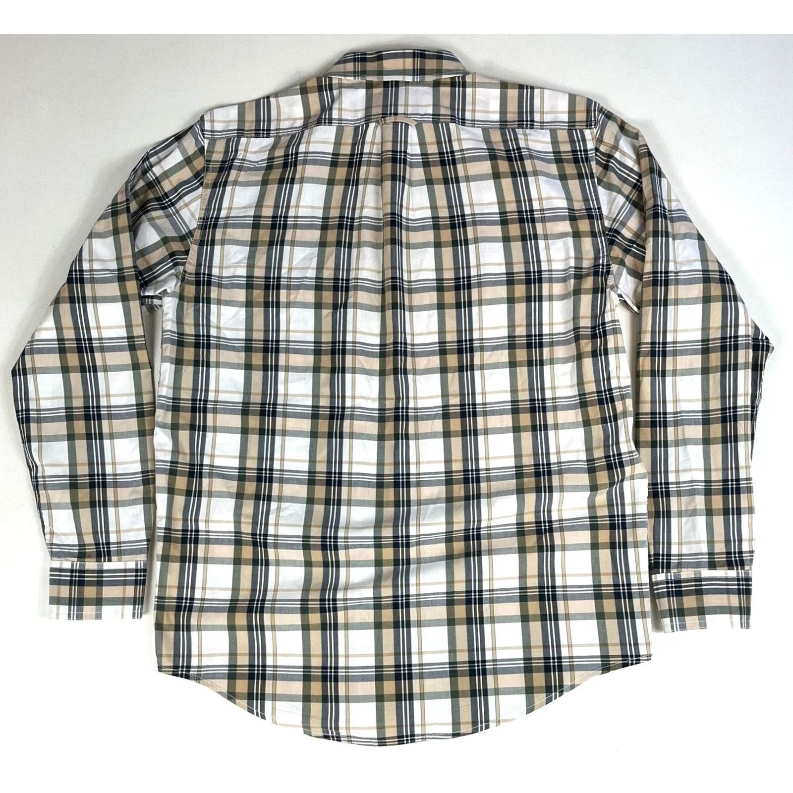 Filson Filson Men's Feather Cloth Shirt Plaid Sz S Button-Up Long Sleeve Cotton Multicolor Navy Tan White Size US S / EU 44-46 / 1 - 4 Thumbnail