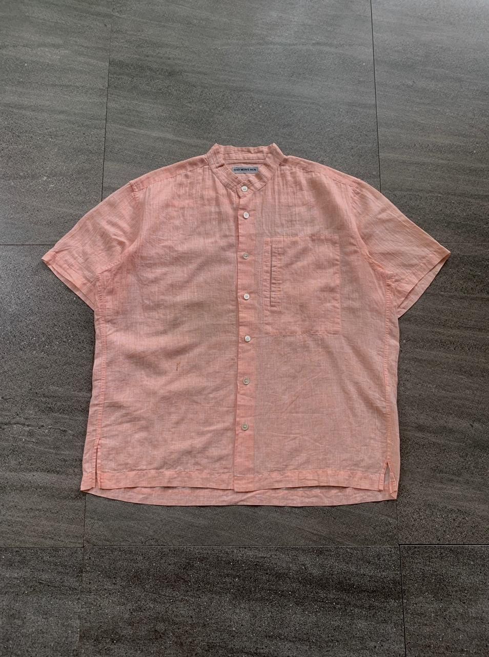 Issey Miyake FREE TAX! Linen Blend Shanghai Collared Shirt Size US M / EU 48-50 / 2 - 1 Thumbnail