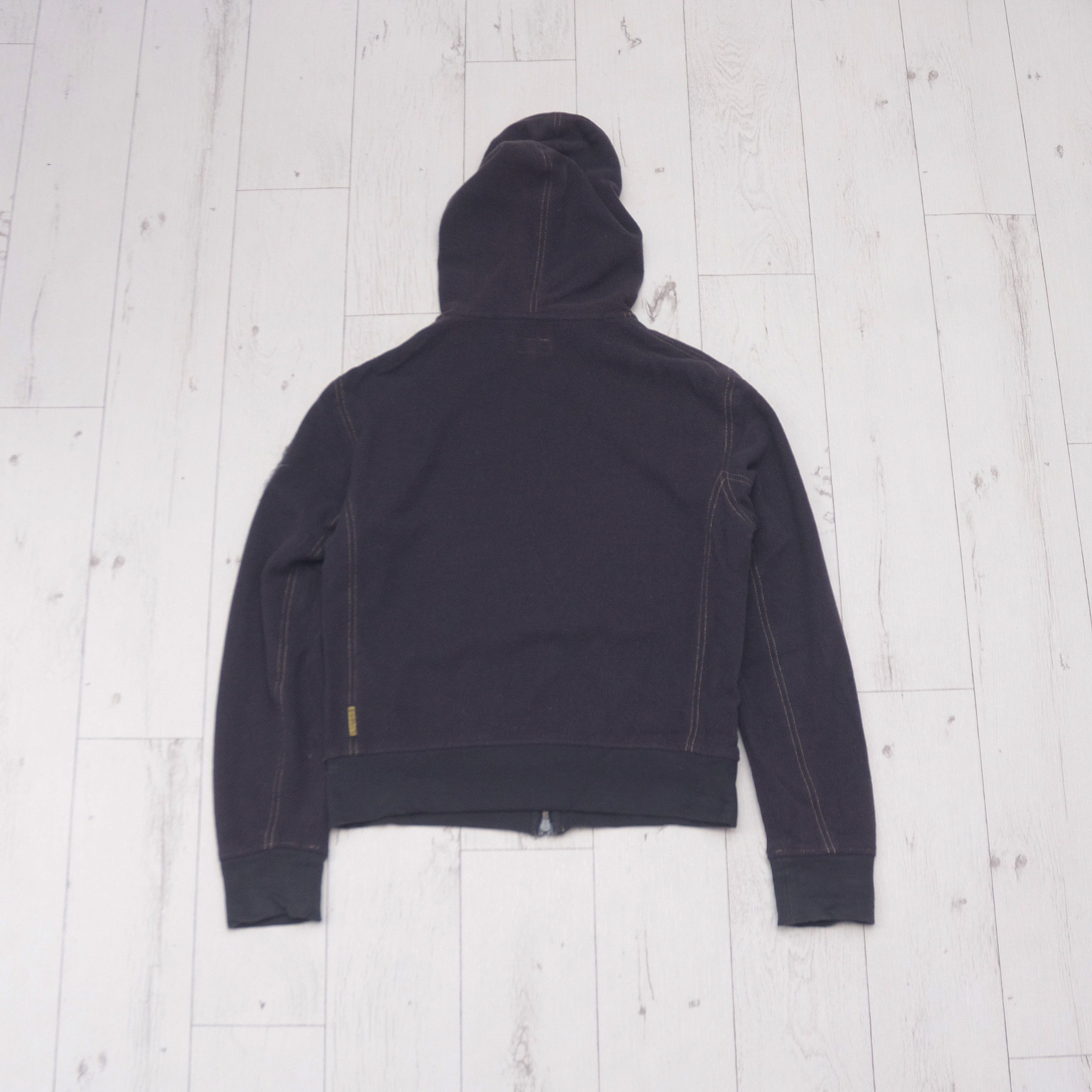 Armani × Vintage Armani Jeans AJ ANNI Size M Brown Hoodie Vintage Y2K Wool Size US M / EU 48-50 / 2 - 9 Thumbnail