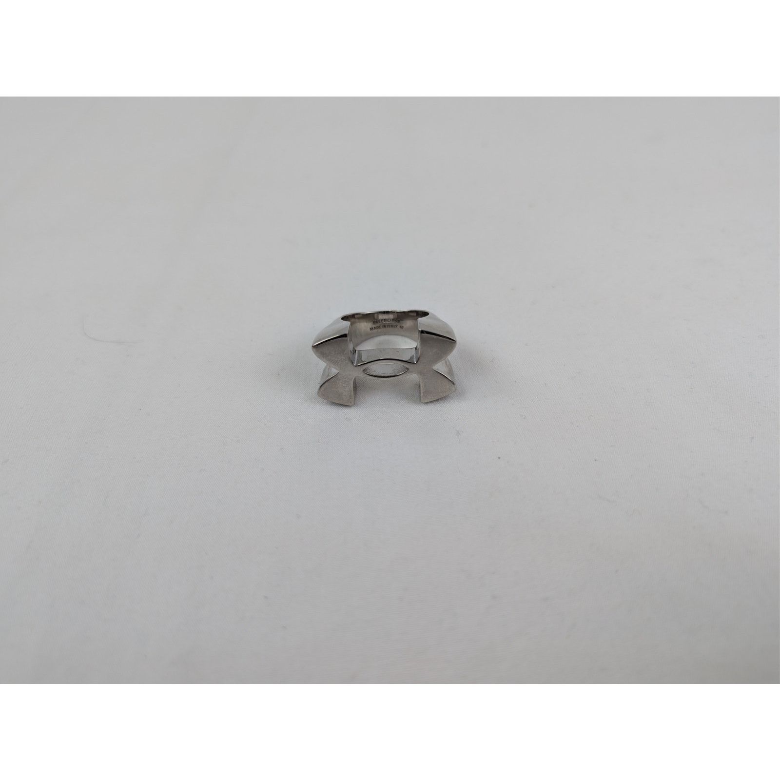 Balenciaga × Under Armour o1rshd1 Size: 62 / Recycled Brass Signature Ring in Silver Size ONE SIZE - 13 Thumbnail