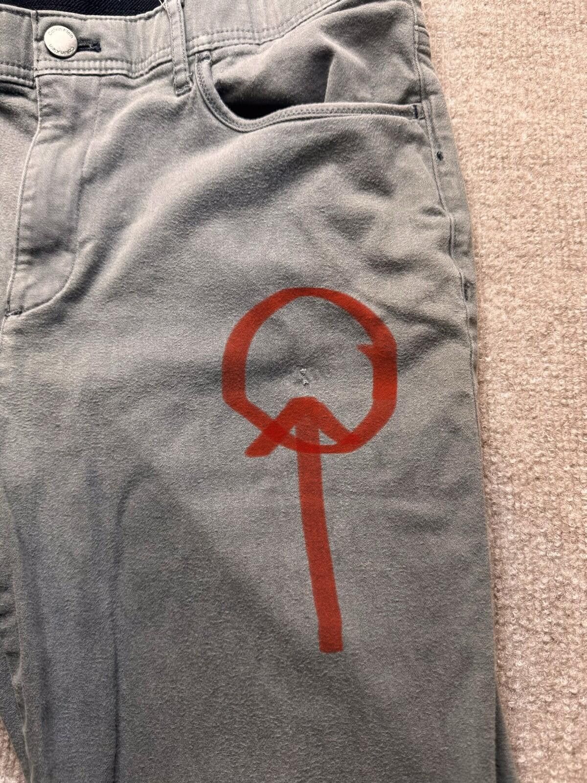 Calvin Klein Calvin Klein Skinny Infinite Flex Waist Gray Casual Pant 754 Size US 34 / EU 50 - 9 Thumbnail
